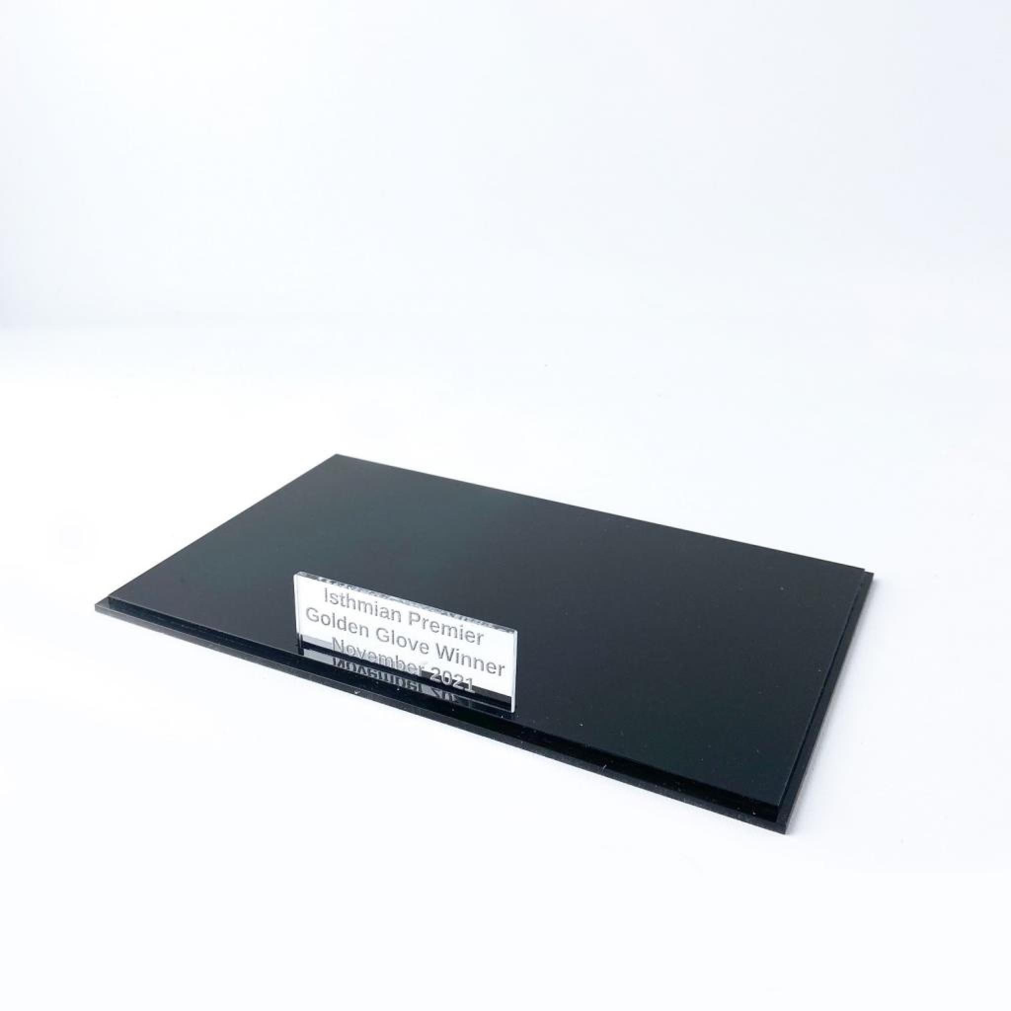 Goalkeeper Glove Display Case With Mirror Back Puffin Plastics