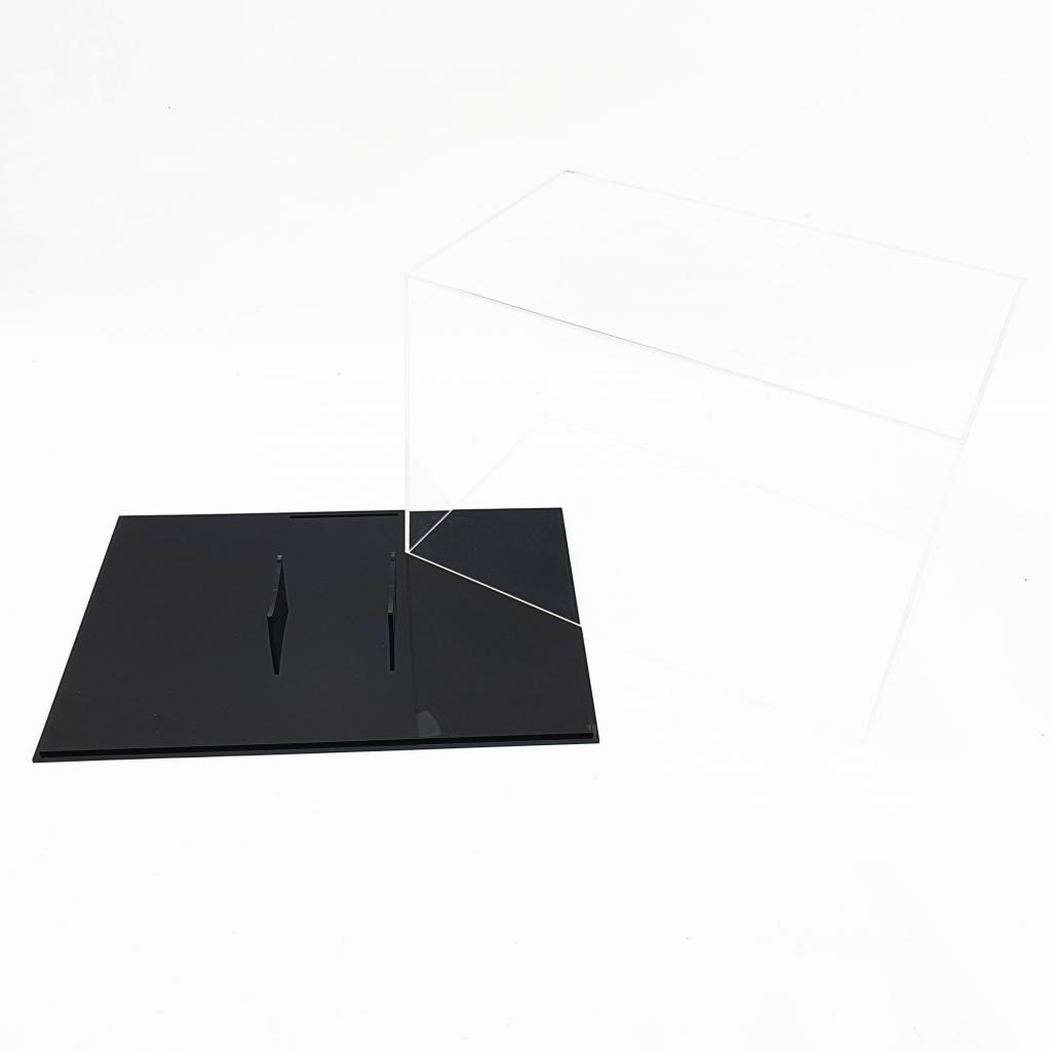 American Football Display Case Black Puffin Plastics