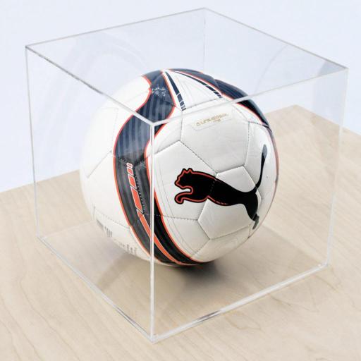 Football Display Case - Clear Base