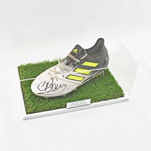 Football Boot Display Case (Double) - With Grass Effect Base