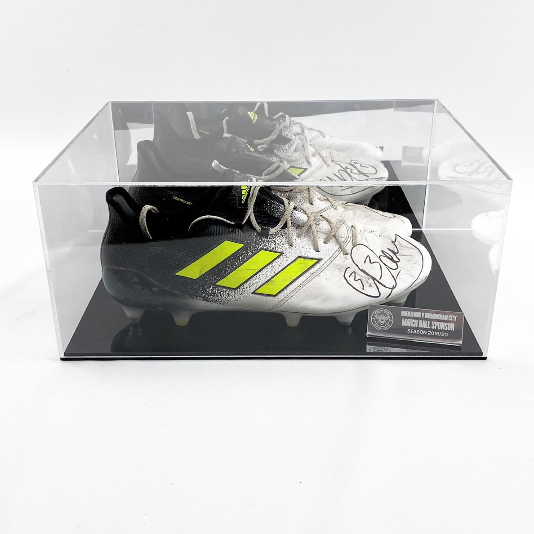 Football Boot Display Case Double Boot Puffin Plastics