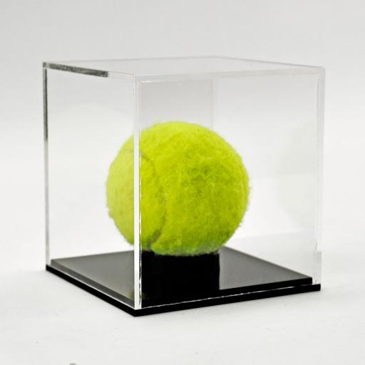 Cricket / Tennis Ball Display Case Colour Base