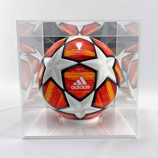 Football Display Case With Mirror Back